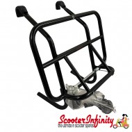 Carrier Front (Black) (Vespa/Lambretta/Scomadi/Royal Alloy)