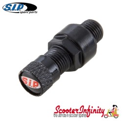 Valve for SIP Tubeless Rim Vespa or Lambretta (30mm) (Black) (SIP)