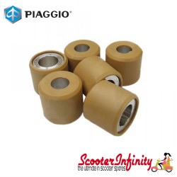 Rollers Variator Standard 14G (21x17mm) (GENUINE PIAGGIO) (Vespa GTS 300 2019 onwards HPE Euro4/5) Rollers Variator Standard 14G (21x17mm) (GENUINE PIAGGIO) (Vespa GTS 300 2019 onwards HPE Euro4/5)