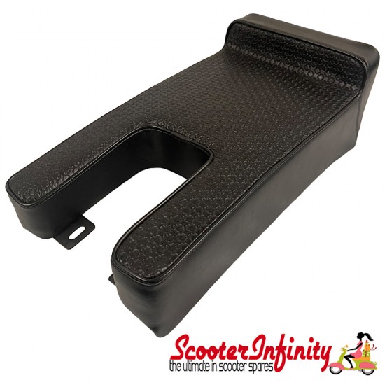 Seat Snetterton Seat Single (WITHOUT T Piece) (Black) (Lambretta GP, LI, SX, TV - Series 3's)