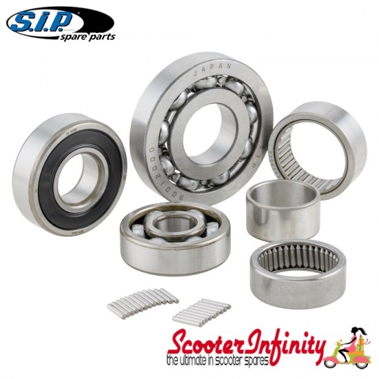 Bearing Set Kit for Engine SIP Premium (Vespa PX200 E 2°/'98/MY/Cosa 200) Bearing Set Kit for Engine SIP Premium (Vespa PX200 E 2°/'98/MY/Cosa 200)
