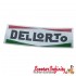 Badge Sticker DELLORTO (l=120mm w=40mm) (Vespa / Lambretta) (Mod Scooter Gift)