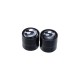 Tyre Valve Caps Black (2pcs, Pair) (SIP SERIES PORDOI) Tyre Valve Caps Black (2pcs, Pair) (SIP SERIES PORDOI)