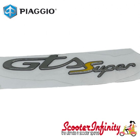 Badge "GTS Super" Sidepanel Right (Vespa GTS/​GTS Super HPE 125/​300 ('19-))