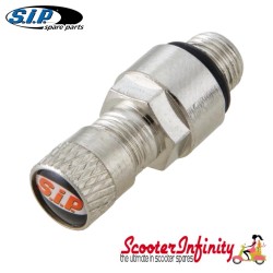 Valve for SIP Tubeless Rim Vespa or Lambretta (30mm) (Silver) (SIP)