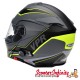 Helmet / VIPER RSV171 BL+ 3.0 BLUETOOTH (Flip Front, with Retractable Sun Visor - Matt Grey/Yellow)