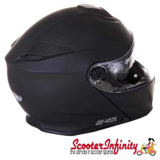 Helmet / VIPER RSV171 BL+ 3.0 BLUETOOTH (Flip Front, with Retractable Sun Visor - Matt Black)