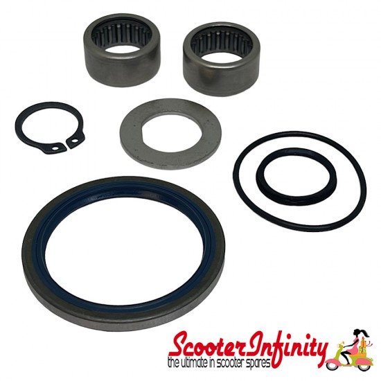 Brake Hub Back Plate Overhaul Kit (16mm Axle) (OEM Quality) (Vespa PX until 1983)