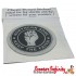 Badge Sticker Domed - Northern Soul (Black) (75mm, 75mm)