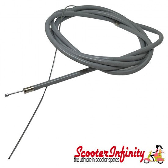 Cable Throttle Complete (Nipple at Carb End Only) (Vespa PX/T5)