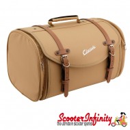 Case Top Box / Roll Bag Classic SIP Style - VESPA PX GTS/GT/GTV/LX LAMBRETTA (FITS TO ANY CARRIER) (35L) (Beige or Brown)