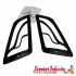 Indicator grills pair matt black (Front) (MOTO NOSTRA) (Vespa GT, GTL, GTV, GTS 125-300)