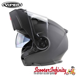 Helmet / VIPER RSV345 (Flip Front, with Retractable Sun Visor - Matt Black)