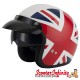 Helmet / MOD Vcan V537 Open Face - (Union Jack - With Popdown Sunvisor) Helmet / MOD Vcan V537 Open Face - (Union Jack - With Popdown Sunvisor)