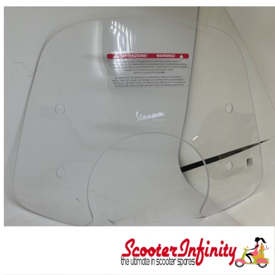 Flyscreen Windshield Genuine Piaggio Cruiser Vespa Primavera/Elettrica 50-150cc (Tinted) Flyscreen Windshield Genuine Piaggio Cruiser Vespa Primavera/Elettrica 50-150cc (Tinted)