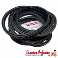 Floor Runner Rubbers (ARIETE) (Vespa 125 VMA/​GT/​GTR/​TS/​150 Sprint/​V/​180 SS/​Rally)