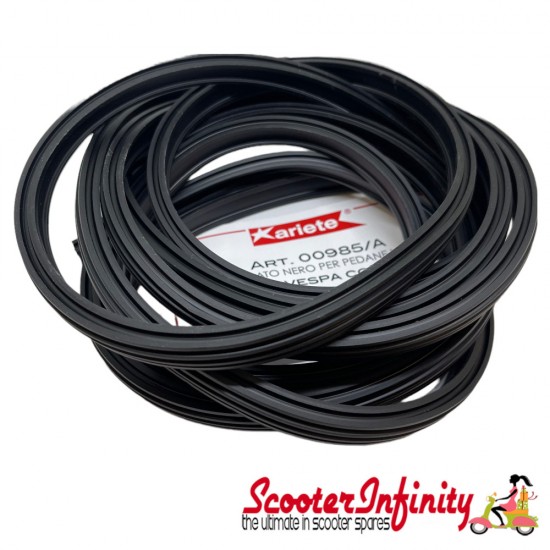 Floor Runner Rubbers (ARIETE) (Vespa 125 VMA/​GT/​GTR/​TS/​150 Sprint/​V/​180 SS/​Rally)