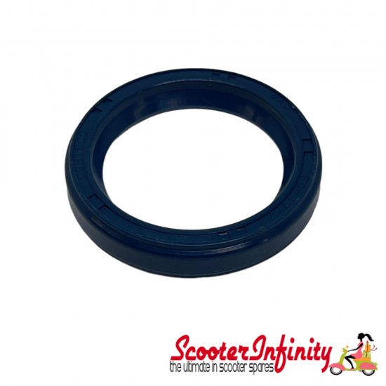 Oil Seal Driveshaft CORTECO 30x40x7mm, blue (Vespa 125 Super/​150 Super 1°/​160 GS/​180 SS front wheel for Vespa 160 GS/​180 SS)
