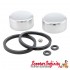 Gasket Seal Kit for SIP Brake Caliper Front (incl. ball & 2 pistons) (LML 2 Stroke, Piaggio Hexagon, NRG, Skipper, Vespa PX 125-200 Disc)