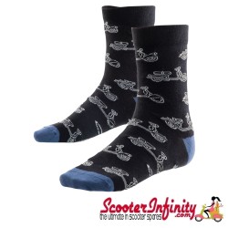 Socks Vespa (black/grey) (SIP, unisex) (size: 36-40) Socks Vespa (black/grey) (SIP, unisex) (size: 36-40)