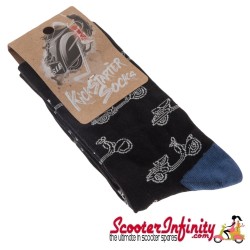 Socks Vespa (black/grey) (SIP, unisex) (size: 41-46) Socks Vespa (black/grey) (SIP, unisex) (size: 41-46)