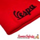 Beanie Hat Vespa (Red, Black Logo)