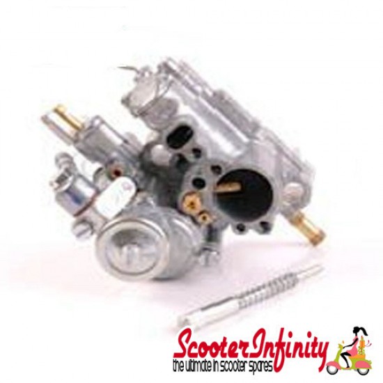 Carburettor SPACO Dellorto SI 26-26mm E (Autolube) (Vespa 200 Rally/P200E /PX200 E/Lusso/`98/MY also for Vespa 180 Rally/P80 -150X/PX80-150 E/Lusso/`98 /MY/`11/T5) Carburettor SPACO Dellorto SI 26-26mm E (Autolube) (Vespa 200 Rally/P200E /PX200 E/Lusso/`98/MY also for Vespa 180 Rally/P80 -150X/PX80-150 E/Lusso/`98 /MY/`11/T5)