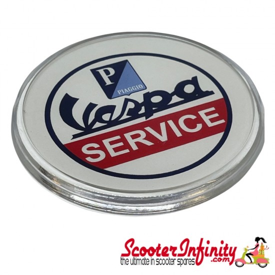 Coaster Drinks Vespa Service (Plastic, Not Dishwasher Friendly) (Mod Scooterist Gift)
