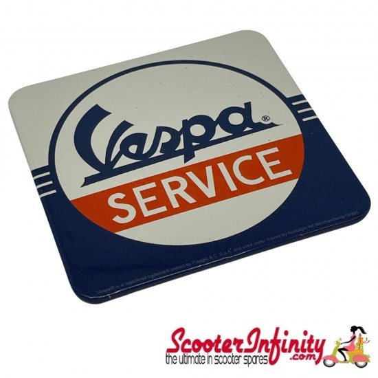 Coaster Drinks Vespa Service (Mod Scooterist Gift)