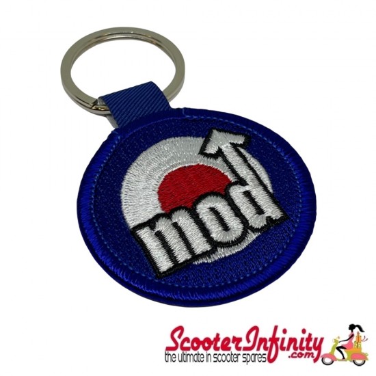 Key ring chain - Mod Target Arrow (50mm, embroidered)