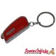 Key ring chain - Lambretta (Red, Sidepanel 55x30x20mm, Metal)