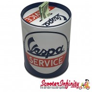Savings Money Box VESPA Service (h 130 mm Ø 100 mm)