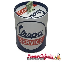 Savings Money Box VESPA Service (h 130 mm Ø 100 mm)