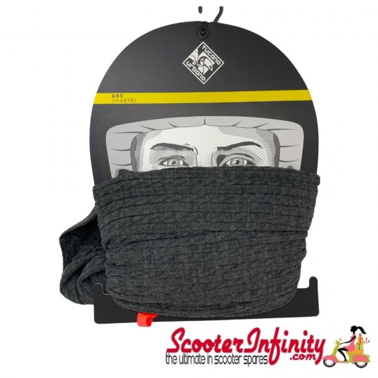 Neck Scarf / Bandana TUCANO URBANO SHARPEI WS (Dark Grey) (Scooter / Vespa / Lambretta)