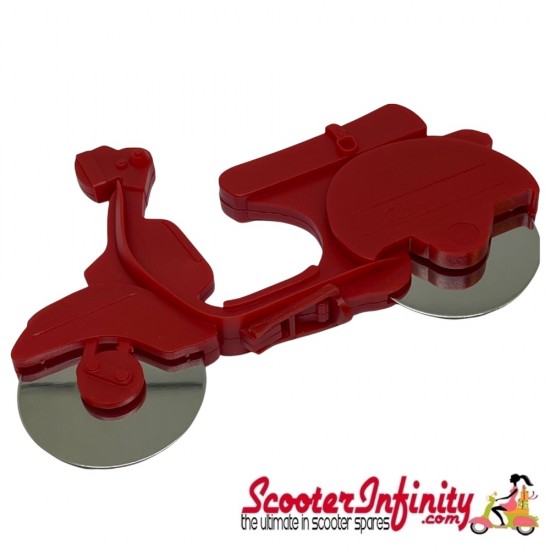 Pizza Cutter Scooter (Red) (175mm w17mm h115mm)