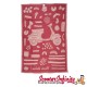 Tea Towel Pasta Veloce (SIP) (500 mm w 700 mm 100% cotton in red)