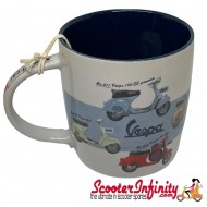 Mug / Cup - Vespa Model Chart