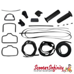 Rubber Kit Black (Lambretta LI TV Series 1/2)