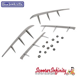 Side panel Flash Flashes Lambretta (CASA) (LIS, SX 150, TV - Series 3) (Set of 4)
