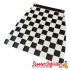 Mudflap Black White Chequered / Check (Universal Fitment)