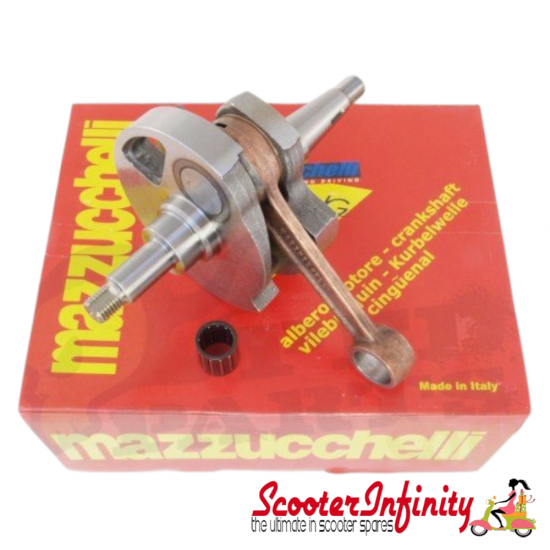 Crankshaft MAZZUCCHELLI (Vespa 125 GTR 2?,TS 2?,150 Sprint V 2?,Super 2?,P125 -150X, PX125-150 E, Lusso, MY)
