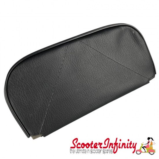 Backrest Pad (Black) (Universal, Vespa / Lambretta)