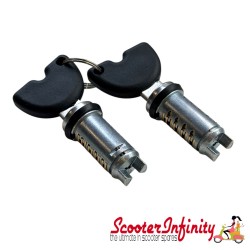 Ignition Barrel Lock Set (ET2, ET4, LX50, Piaggio ZIP & Typhoon)