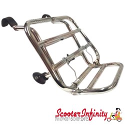 Carrier/Rack Front Chome Vespa GTS/GTS Super/GTV/GT (Cuppini) 2023 onwards Carrier/Rack Front Chome Vespa GTS/GTS Super/GTV/GT (Cuppini) 2023 onwards