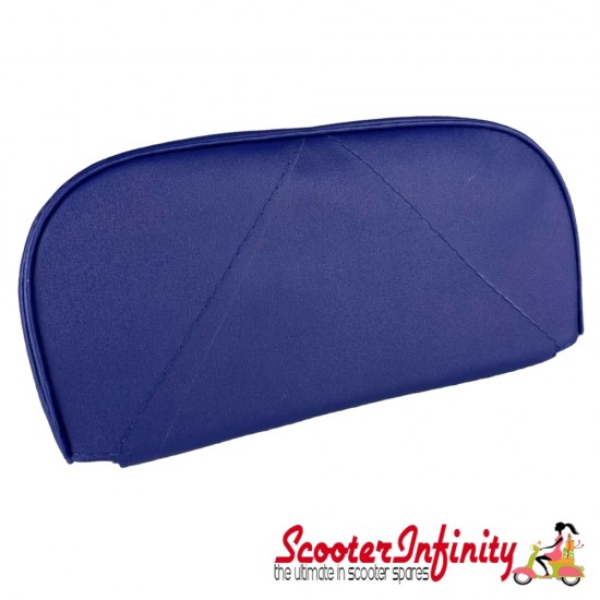 Backrest Pad (Blue) (Universal, Vespa / Lambretta)