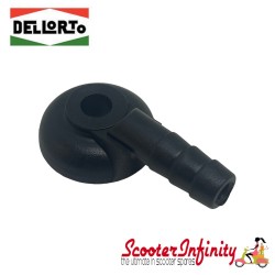 Fuel Hose Connection DELLORTO PHBH/PHBL (Black) (Vespa / Lambretta)