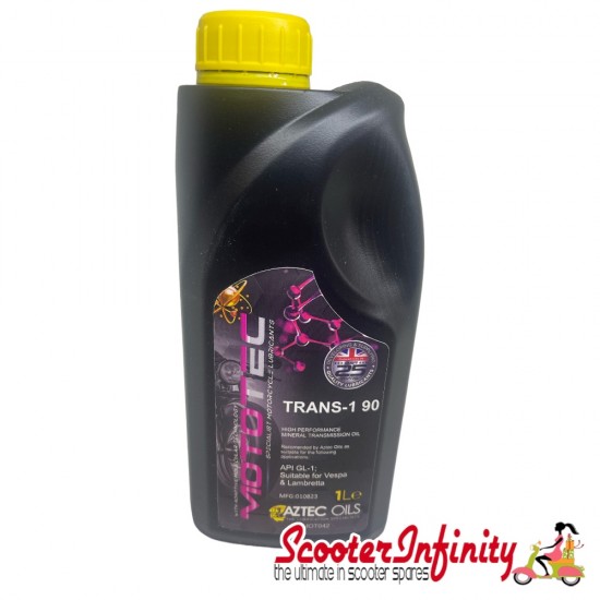 Oil Gear MOTOTEC TRANS-1 90 (Equivalent to ST90 & SAE90) 1L Oil Gear MOTOTEC TRANS-1 90 (Equivalent to ST90 & SAE90) 1L