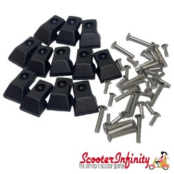 Floor Runner End Cap Kit (LML, Vespa P Range, PX, PX MY, PX EFL)