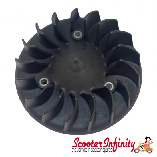 Flywheel Cooling Fan GENUINE PIAGGIO (Piaggio Fly, Liberty 2T, Typhoon 50cc, ZIP 50 (Air Cooled), LX50 2T)