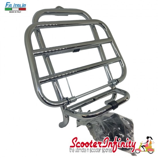 Carrier/Rack Front Chrome Vespa GTS/GTS Super/GTV/GT (FA Italia) 2018 onwards
